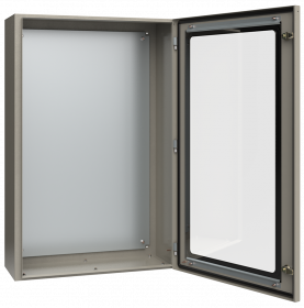 Фотография товара 'IEK Корпус металлический ЩМП-5-0 У2 IP54 с прозрачной дверцей, YKM11-05-54-1'