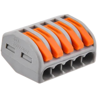 Фотография товара 'IEK Клемма строительно-монтажная СМК 222-415 (50шт) UKZ20-415-050-G'