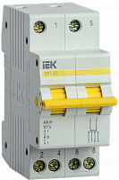 Фотография товара 'IEK Выключатель-разъединитель трехпозиционный ВРТ-63 2P 40А MPR10-2-040'