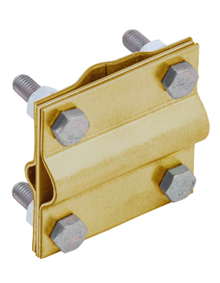 Фотография товара 'IEK Зажим заземления крестообразный стержень-полоса/пруток латунь ZGC33-40-1-16-40'