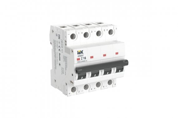 Фотография товара 'IEK AR-M06N-4-Z016DC ARMAT Авт. выкл. M06N-DC 4P Z 16А'