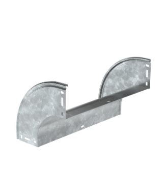 Фотография товара 'IEK Поворот плавный 90град вертикальный внешний (тип В20) ESCA 50х400мм HDZ CPV41-0-90-050-400-HDZ'