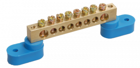 Фотография товара 'IEK Шина N "ноль" на двух угловых изол ШНИ-6х9-18-У2-С YNN10-69-18C2-K07'