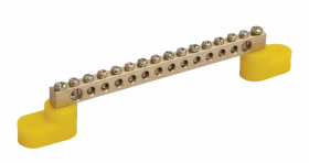 Фотография товара 'IEK Шина PE "земля" на двух угловых изол ШНИ-8х12-20-У2-Ж YNN10-812-20C2-K05'