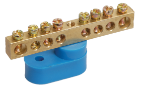 Фотография товара 'IEK Шина PE "земля" на одном угловом изол ШНИ-6х9-22-У1-Ж YNN10-69-22C1-K05'