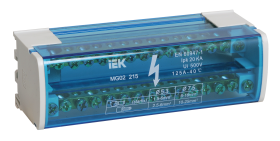 Фотография товара 'IEK Шины на DIN-рейку в корпусе (кросс-модуль) ШНК 2х15 L+PEN YND10-2-15-125'