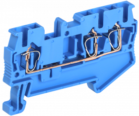 Фотография товара 'IEK Клемма пружинная КПИ 3в-2,5 3 вывода 31А YZN11-3-002-K07'