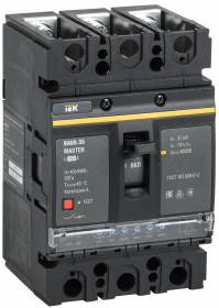Фотография товара 'IEK Выключатель автоматический ВА88-35 3Р 250А 35кА MASTER с электронным расцепителем, SVA31-3-0250-02'