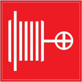 Фотография товара 'IEK Самоклеящаяся этикетка: 150х150 мм, "Пожарный кран" YPC10-POGKR-5-010'