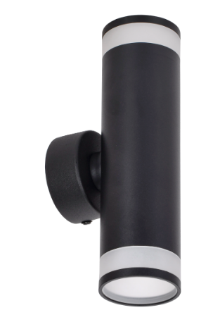 Фотография товара 'IEK LIGHTING Светильник 4009 накладной настенный под лампу 2хGU10 черный LT-UBB0-4009-GU10-2-K02'