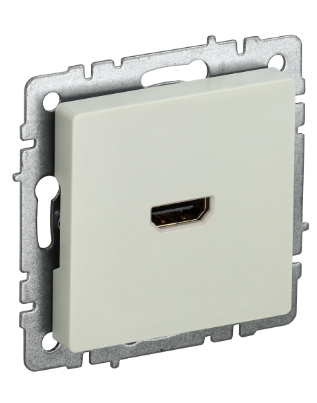 Фотография товара 'IEK BRITE Розетка HDMI РHDMI-0-БрКр бежевый BR-H10-K10'