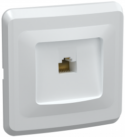 Фотография товара 'IEK Розетка 1-местная компьютерная РК10-ВБ RJ45 Cat5e ВЕГА, EKV15-K01-DM'
