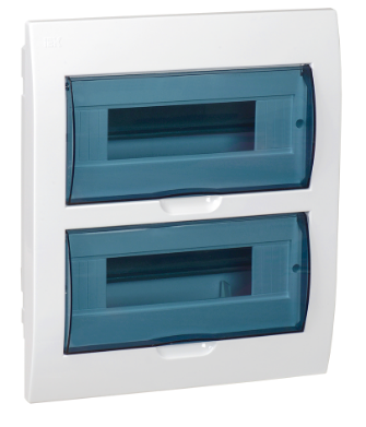 Фотография товара 'IEK Бокс ЩРВ-П-24 модуля встр.пластик IP41 MKP12-V-24-40-10-U'