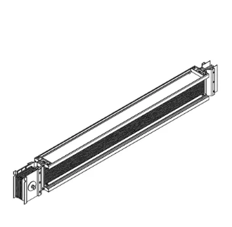 Фотография товара 'IEK LINEBAR Секция прямая 2000-2990мм 3200А Al 3L+N+PER некрашеная IP55 транспортировочная LB-3200A4-25-F-SD'