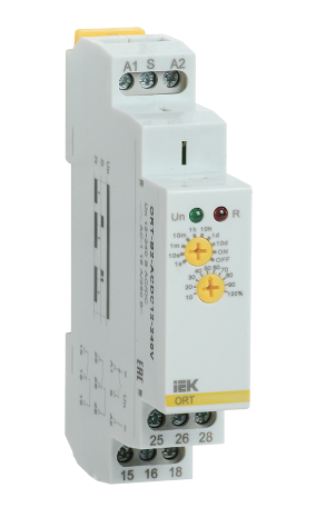 Фотография товара 'IEK Реле задержки выключения ORT 2 контакта 12-240В AС/DC ORT-B2-ACDC12-240V'