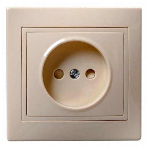 Фотография товара 'IEK РСш10-2-ККм Розетка 1 местная без з/к с защитной шторкой 10А КВАРТА ERK10-K33-10-DM'