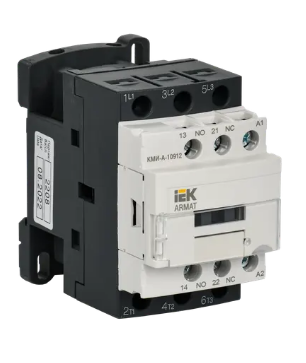 Фотография товара 'IEK ARMAT Контактор КМИ-А-10912 LC1D 9А 48В/АС3 1НО/1НЗ AR-ACC-11-009-048-11'