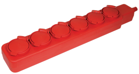 Фотография товара 'IEK Удлинитель У06В 6 места с защитными крышками IP44 WYP10-16-06-05-44-N'