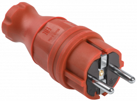 Фотография товара 'IEK ВБп3-1-0м Вилка прямая ОМЕГА IP44 PKR01-016-2-K04'