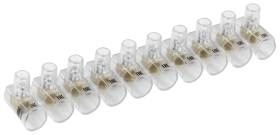 Фотография товара 'IEK Зажим винтовой концевой изолированный КЗВИ 4,0мм2 UZVK-04-10'