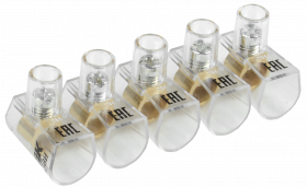 Фотография товара 'IEK Зажим винтовой концевой изолированный КЗВИ 10 мм2 UZVK-10-5'