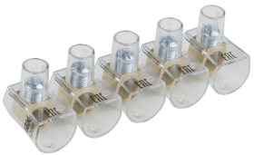 Фотография товара 'IEK Зажим винтовой концевой изолированный КЗВИ 16мм2 UZVK-16-5'