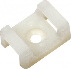 Фотография товара 'IEK Площадка ПМ 22х16х6мм под винт белая (100шт)'