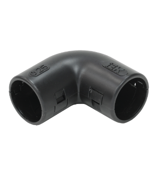 Фотография товара 'IEK ELASTA Поворот открывающийся на 90град CI25G черный CTA10D-CIG25-K02-050'