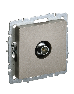 Фотография товара 'IEK BRITE Розетка TV оконечная РТВ11-0-БрШ шампань BR-A10-O-K37'