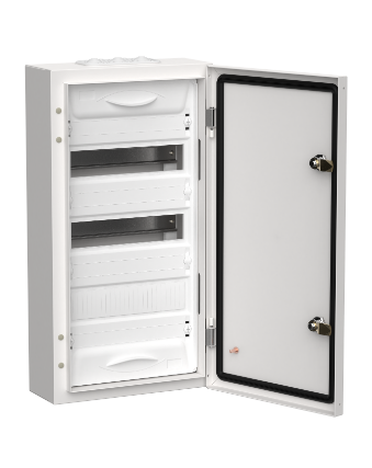 Фотография товара 'IEK TITAN 5 Корпус металлический ЩРн-36 (1х36) 585х310х140мм IP54 белый (одна дверь) TI5-50-N-036-54'