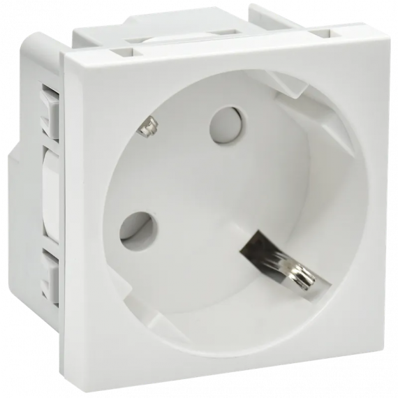 Фотография товара 'IEK PR-KK40D-RSZH-2-2-45-K01 PRIMER РКС-20-30-П-45 Розетка 45град з/к з/ш в/з'