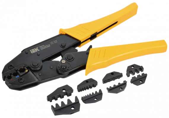 Фотография товара 'IEK A2L3-NK11-05-01 ARMA2L 3 Набор клещи обжимные КО-01 + 4 смен. матр'
