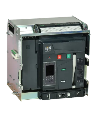 Фотография товара 'IEK ARMAT Воздушный автоматический выключатель выдвижного исполнения 4P типоразмер D 85кА AR-ACB-4VD-085-2500A-TDCF'