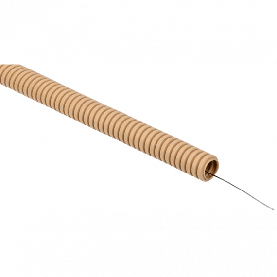 Фотография товара 'IEK ET-TG21-121-016-100-K34 ELASTA Труба гофр. ПВХ d=16мм с зондом'