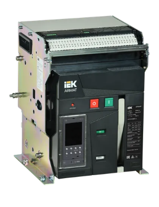 Фотография товара 'IEK ARMAT Воздушный автоматический выключатель стационарного исполнения 3P типоразмер A 55кА 800А AR-ACB-3FA-055-0800A-TDCF'