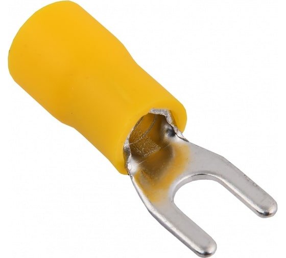 Фотография товара 'IEK Наконечник НВИ 5,5-4 вилка 4-6мм (100шт/упак) UNL10-006-6-4-G'