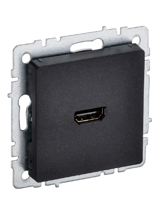 Фотография товара 'IEK BRITE Розетка HDMI РHDMI-0-БрЧ черный BR-H10-K02'
