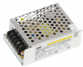 Фотография товара 'IEK Драйвер LED ИПСН-PRO 25Вт 12 В блок - клеммы IP20, LSP1-025-12-20-33-PRO'