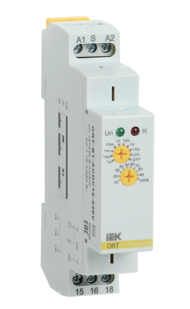 Фотография товара 'IEK Реле задержки выключения ORT 1 контакт 12-240В AС/DC ORT-B1-ACDC12-240V'