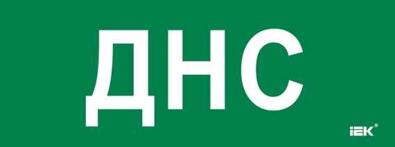 Фотография товара 'IEK LPC10-2-35-13-DNS Этикетка самокл. 350х130мм "ДНС"'