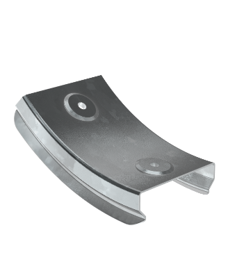 Фотография товара 'IEK Крышка поворота плавного 45град вертикального внутреннего (тип В10) ESCA 50мм HDZ CPV51D-0-45-050-08-HDZ'