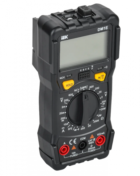 Фотография товара 'IEK ARMA2L 5 Мультиметр цифровой DM1E A2L5-DM15-01'