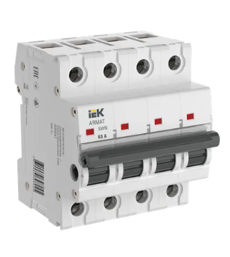 Фотография товара 'IEK ARMAT Выключатель-разъединитель SWN 4P 63А AR-SWN-4-063'
