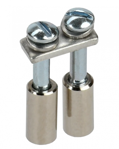 Фотография товара 'IEK Перемычка в сборе для колодки клеммной CTS 2,5мм2 2PIN YCT10-00-K03-002-A-2P'