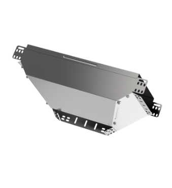 Фотография товара 'IEK Ответвитель Т-образный вертикальный вниз боковой 50х500 HDZ CLM50D-OVNB-050-500-HDZ'