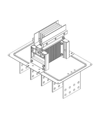 Фотография товара 'IEK LINEBAR Секция фланцевая прямая Тип2 630А Al 3L+N+PER IP55 транспортировочная LB-0630A4-35-F-F2'
