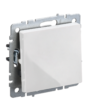 Фотография товара 'IEK BRITE Выключатель 1-клавишный проходной 10А ВС10-1-6-БрБ белый BR-V12-0-10-K01'