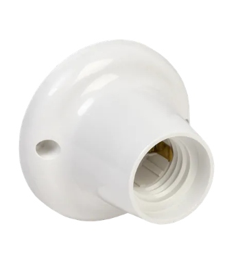 Фотография товара 'IEK Патрон потолочный Ппл27-04-К21 Е27 пластик белый EPP12-04-01-K01'