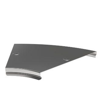 Фотография товара 'IEK Крышка поворота плавного 45град (тип Г01) ESCA 150мм CPG01D-0-45-150-08'