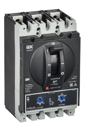 Фотография товара 'IEK ARMAT Автоматический выключатель в литом корпусе 3P типоразмер A 50кА 100А AR-MCCB-3A-050-0100A-ATUC'
